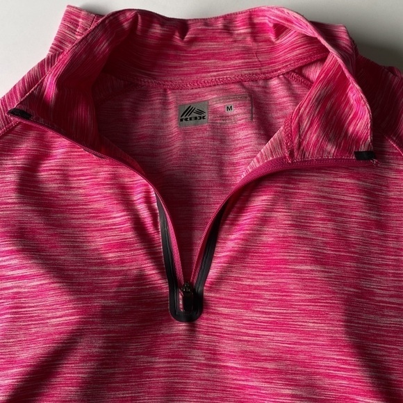 Pink marl half zip athletic dri fit jacket top Medium - Picture 10 of 12